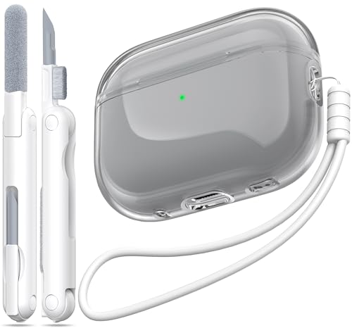 Image of for Airpods Pro 2 Case with Cleaner Kit, Crystal Clear Cover