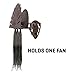 Allen Company EZ Mount Stackable Turkey Fan & Beard Display - Metal Trophy Mount - Wall Display for Turkey Slam & Hunting Trophy Rooms - Brown
