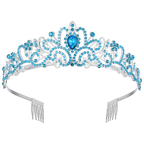 Butterfly Craze Princess Crown Comb Mini Tiara for Kids - Ideal for Wedding  Entourage like Flower Girls, Add a Touch of Royalty to Your Child's