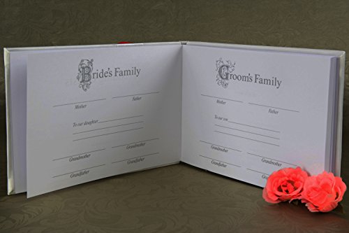 Wedding Accessories, Ivory Flower Guest Book And Pen Set #TOP6