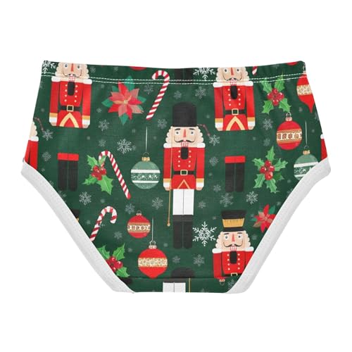 Artistic Toddler Girls Underwear 2t Cotton Cute Panties Girl Christmas Nutcracker Green Kids Briefs Undies2