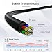3.5mm Headphone Extension Cable (6Ft/1.8M), 4 Pole Hi-Fi Sound Audio Cable Male to Female AUX Cord, Auxiliary Stereo Extender for Speakers, PC, MP3 and All 3.5 mm Enabled Devices (1 Pack - Black)