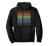 Canción Thrush Retro Sudadera con Capucha