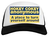 Suzetee Hokey Cokey Anonymous Weiße Baseball Snapback Unisex Kappe