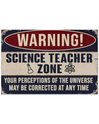 Felpudo Entrada casa Felpudo Divertido para Interiores y Exteriores: El Universo podría corregirse (para Profesores de Ciencias)