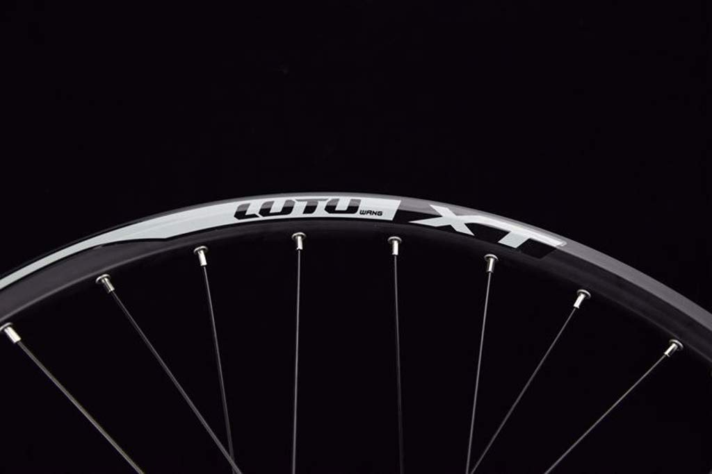 Zestaw kół do roweru górskiego 26/27,5/29 cala hamulec tarczowy koła rowerowe MTB podwójna ścianka felga ze stopu QR piasta 32H uszczelnione łożysko, dla prędkości 7/8/9/10/11 (kolor: czarny, rozmiar