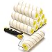 Produktbild ZJTAPE Farbroller - 11 Stücke Set Profi Farbwalze, 10 Malerwalze Polyacryl - Komplett Streichset, Teleskopstange aufsteckbar, Maler Farbzubehör - Fassadenfarbe, Streichputz, Home Deko