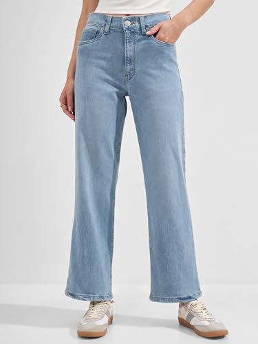 Image of Tokyo Talkies Pure Cotton Straight Wide Leg Cargo Pants |Relaxed Fit Utility Trousers