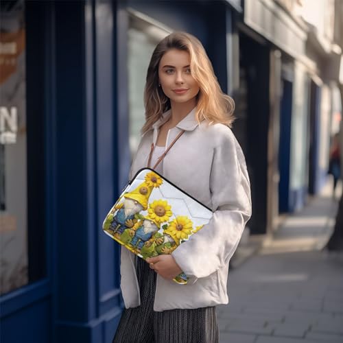 Funda impermeable para portátil 13-14 pulgadas Gnomos con girasoles miniatura 7