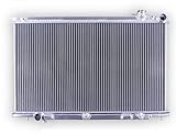 LUXERAD Full Aluminum Radiator for 2003-2007 03 04 05 06 07 Infiniti G35 Base Journey Sport X 3.5L V6 3498CC MT/AT FI ASP. N VQ35HR VQ35DE GAS Engine Radiator