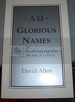 Paperback Glorious names: Studies on the person and work of Christ Book