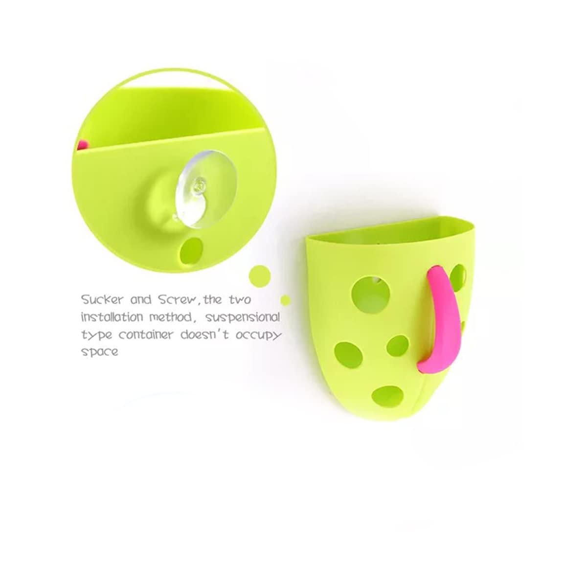 Baby Bath Organiser Storage Rack Wall Mounted Bathroom Cups Multiple