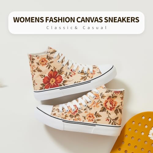 Image of hash bubbie High Top Canvas Sneakers Fashion Walking Shoes