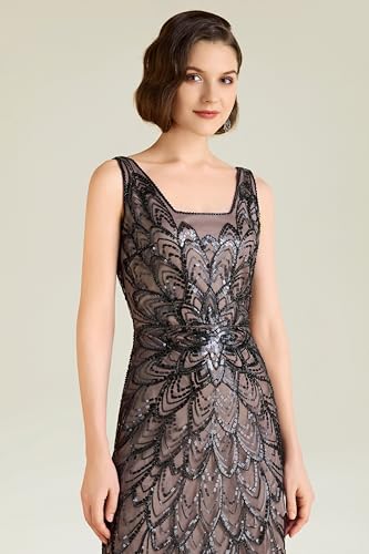 BABEYOND Formal Dresses for Women - Evening Gown with Symmetrical Pattern Cocktail Party Dresses4