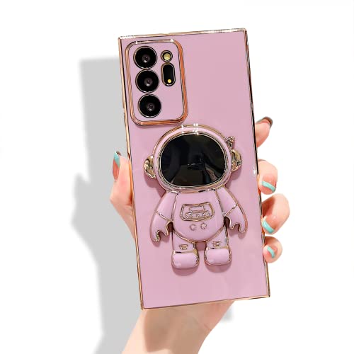 Coque Galaxy Note 20 Ultra violette avec motif astronaute et support