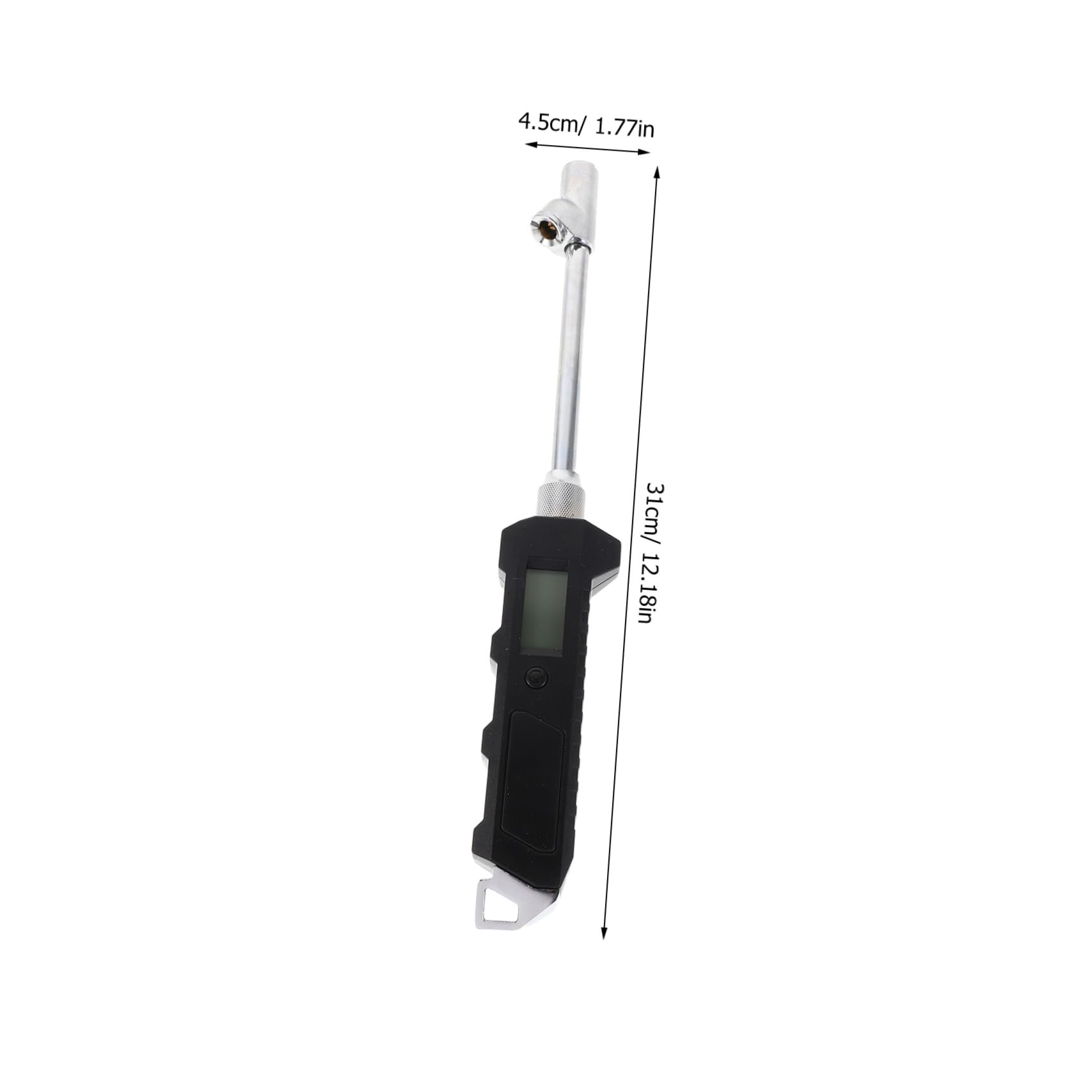 Gatuida Manomètre Numérique Double Tête avec Rétroéclairage LCD pour Camion Voiture Moto et Vélo Affichage Précis et Portable pour Contrôle de Pression des Pneus