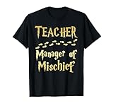 Magical Teacher, Manager of Mischief Birthday Family Party T-Shirt