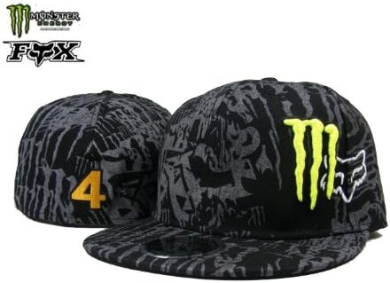 Amazon モンスターエナジーmonster Energy Fox 帽子キャップ 22 7 1 2 約 59 6cm キャップ ビーニー 車 バイク
