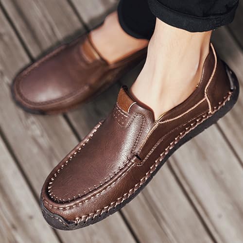 Men's Loafers Lightweight Driving Shoes Slip On Casual Penny Loafers Moccasin Flats Boat Shoes Non-Slip Walking Shoes3