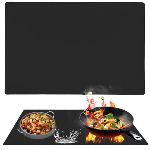 54 x 90 cm grande de silicona para placa de inducción, alfombrilla de inducción, alfombrilla de protección de inducción, 100% alfombrilla de silicona para inducción, resistente al calor, almohadilla