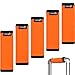 Cosmos ® 5 Pieces Fluorescence Orange Comfort Neoprene Handle Wraps/Grip/Identifier for Travel Bag Luggage Suitcase
