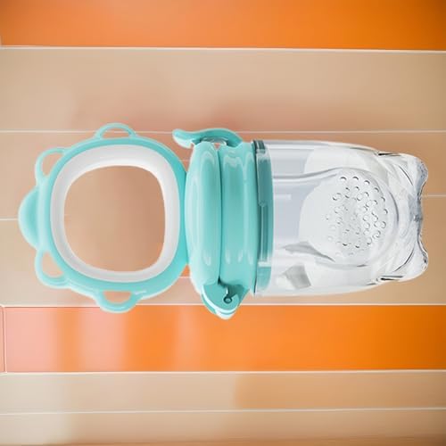 Meyve Besleyici - Yumuşak Besleme ve Çiğneme Oyuncakları,Diş Kaşıyıcı Besleyici,Erkek Kız Çocuklar Doğum Sonrası Anne Uyurken Yemek Yerken Duş Alırken Seyahat Ederken İçin - Görsel 3