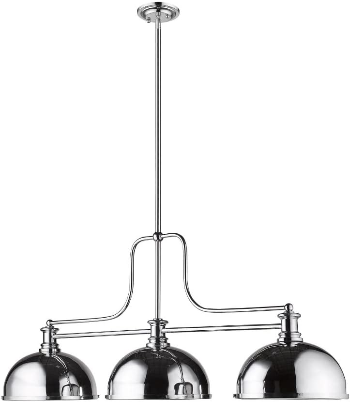 Z-Lite 725-3HBR-DMO14 3 Light Chandelier, Heritage Brass