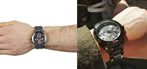 Swiss Rare Ceramic Gunmetal Black Darkgray Date Dial 42mm Men Chronograph Stainless Steel Wrist Watch The City BU9381