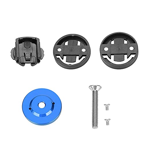 Road Bike Computer Holder Stem Top Cover Bicycle Stopwatch Gps Speedometer Mount (Blue) Bike Stem Mount #TOP3