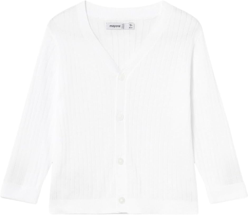 Mayoral Knit Cardigan for Baby-Boys White