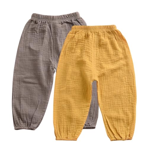 Miyanuby Baby Mädchen Jungen Pumphose Sommer Feste Jogginghose...