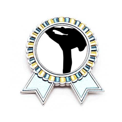Broche Shaolin Kung Fu cadeau idéal culture chinoise métal taille M