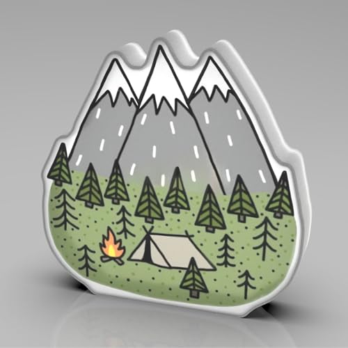 Veilleuse de camping de montagne LED pour décoration de chambre et bureau