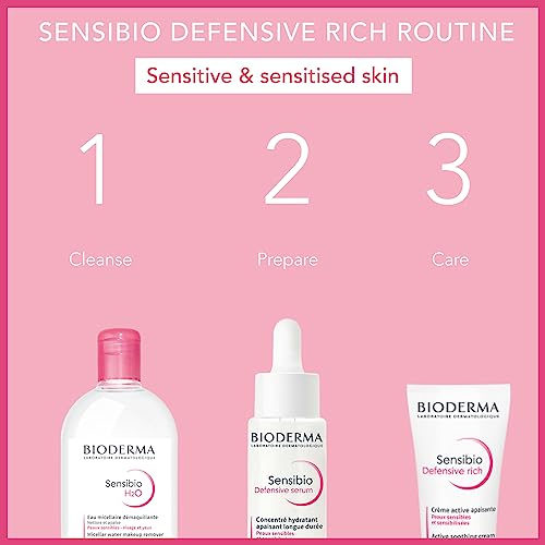 Bioderma Sensibio Defensive Rich, Soothing, Nourishing & Protective Face Cream for Sensitive & Dry Skin - Image 4