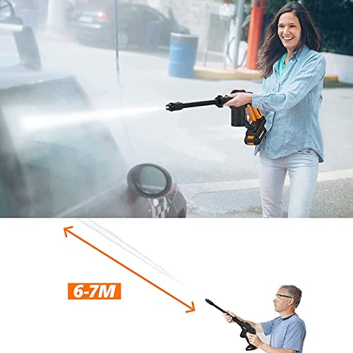 Pistolet à mousse de lavage électrique sans fil à 3 jets avec rallonge de pression