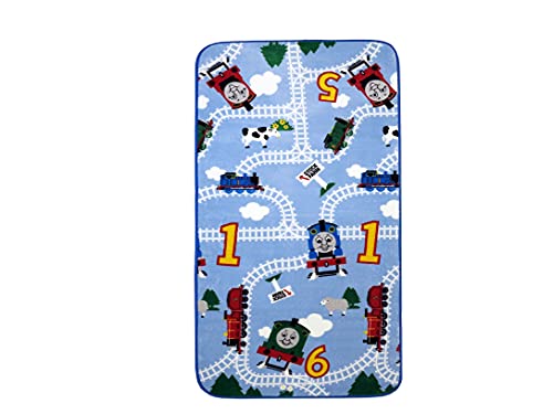 大島屋 フランネルラグ きかんしゃトーマス あそべるラグ 約 90×185cm