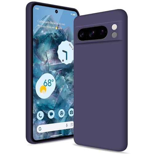 Btstring Silicone Case for Google Pixel 8 Pro, Deep Purple