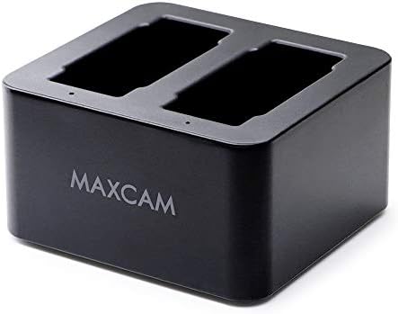 MAXCAM Dual Battery Charger with Type-C USB Cable for GoPro HERO11/HERO10/HERO9 Black Enduro Battery