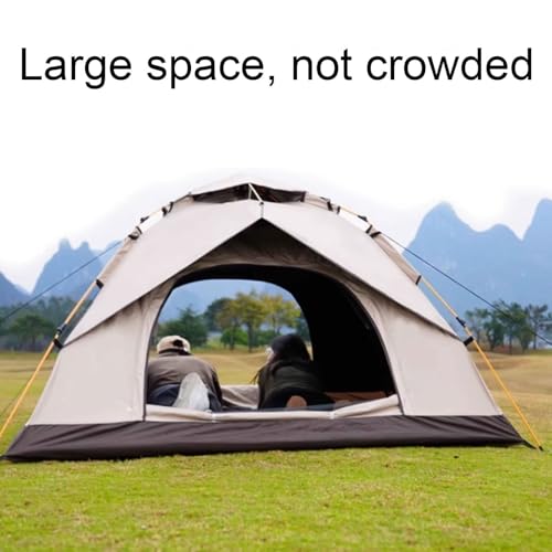 Carpa de camping multifuncional portátil con doble puerta y ventana miniatura 5