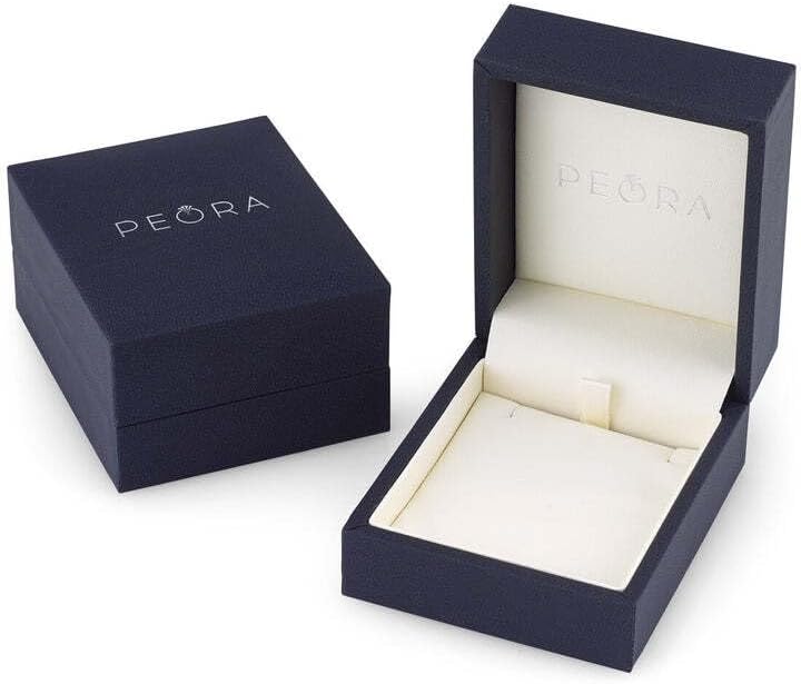 PEORA Emerald Cut Cut Emerald Solitaire Band Available in Solid 10K, 14K or 18K Ring – White, Yellow or Rose Gold