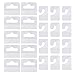 AIEX 200pez Linguetta per Appendere, Plastic Hooks Large Linguette per Cartelle Sospese Linguette Adesive Ganci Autoadesivi per Ufficio Casa Negozio Vendita Al Dettaglio Articoli in Vendita (2 Stili)