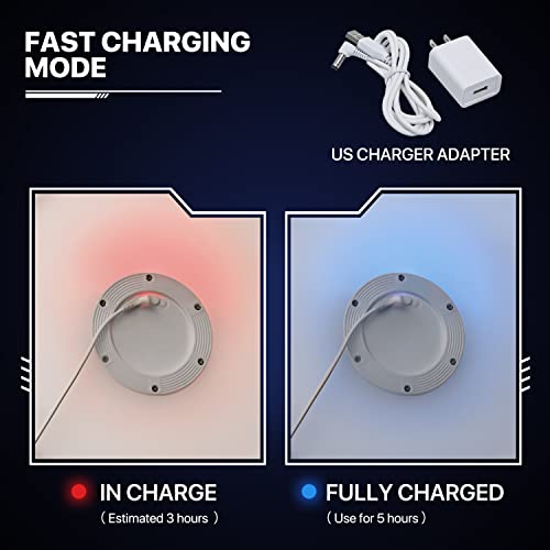 Monibloom Led Lounge Chair With Remote, 16 Rgb Colors Changing Glow Stool, Waterproof Rechargeable Cool Led Furniture Dimmable Mood Lighting Pub Stool For Garden Patio Cocktail Party And Pool Deck #TOP6