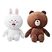 XIAOZSM Juguete de Peluche Oso cony Conejo Peluche Juguete marrón Almohada Juguete Encantador de Dibujos Animados muñeca para Novia Regalo de cumpleaños Día Infantil Presente