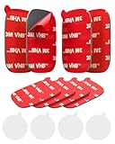 APPS2Car 8 Pcs 3M VHB Double Sided Adhesive Pads, 1.48" x 2.04" Square Dashboard Sticky Tape for Magnetic Car Mount, Strong Adhesive Pads Replacement, Double Sided Mounting Tape for Car Dashboard