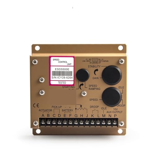 Controlador de velocidad ESD5500E para motor de generador