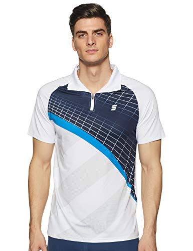 Image of Amazon Brand - Symactive Men's Printed Regular Fit Polo