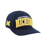 Michigan Wolverines NCAA Officially Licensed Adjustable Snapback Hat Contender Superstar Team Color