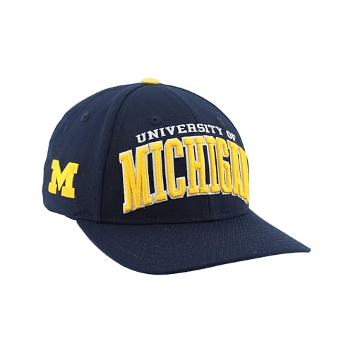 Michigan Wolverines NCAA Officially Licensed Adjustable Snapback Hat Contender Superstar Team Color