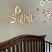 Custom Mirror Name Sign, Laser Cut Living Room Decor Party Decoration Baby Name Sign Nursery Decor Mirror Gold Sign Choose Your Font Acrylic Wedding Signature