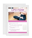 Birllaid 2 Pack Lipo Foam Pads for Post Surgery, Bbl Foam Boards after Lipo,Help Out When Using Ab B